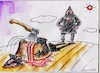 Cartoon: Executioner (small) by vadim siminoga tagged executioner,shadow,dictatorship,war,economy,world