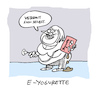 Cartoon: Eh (small) by Bregenwurst tagged yogurette,schokolade