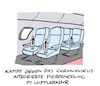 Cartoon: Fiebrig (small) by Bregenwurst tagged coronavirus,fieber,thermometer,messung,flugzeug,lunge