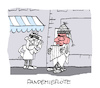 Cartoon: Panne (small) by Bregenwurst tagged coronavirus,pandemie,gesichtsschutz,visier,panflöte