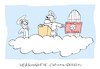 Cartoon: Peter (small) by Bregenwurst tagged coronavirus,pandemie,maske,regeln,petrus,himmel