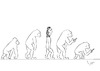 Cartoon: evolution theory (small) by bakcagun tagged cartoon