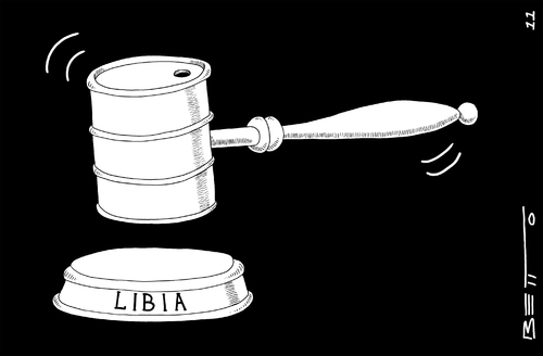 Cartoon: Subasta (medium) by BETTO tagged petroleo