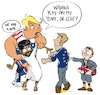 Cartoon: bloke (small) by GOMIX tagged trump,bully,bloke,iran,europe
