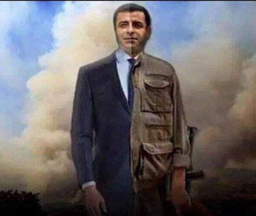 Cartoon: Selahattin Demirtas Teroristtir (medium) by Edep tagged terorist