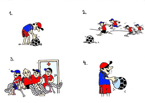 Cartoon: Football (medium) by Barcarole tagged football