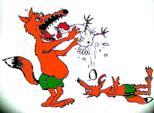 Cartoon: Fox (medium) by Barcarole tagged fox