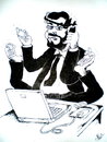 Cartoon: Businessman (small) by Barcarole tagged businessman
