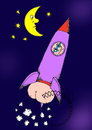 Cartoon: Rocket (small) by Barcarole tagged rocket