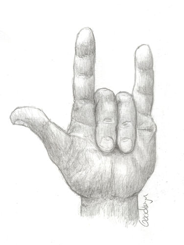 Cartoon: ILU (medium) by Goodwyn tagged love,hand,sign,language