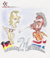 Cartoon: Germany-netherlands (small) by bebetokaspi tagged voller,and,raikaard