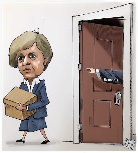 Cartoon: Brussel (medium) by Christi tagged may,brussel