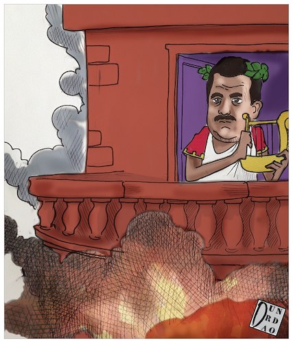 Cartoon: Chaos Venezuela (medium) by Christi tagged venezuela,maduro