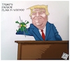 Cartoon: Crazy trump (small) by Christi tagged trump,covid,usa,crazy,america