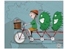 Cartoon: Paziente zero e amuchina (small) by Christi tagged amuchina,oms,paziente,italia,coronavirus