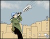 Cartoon: Press (small) by Christi tagged israele,gaza,press,media,bombardamento