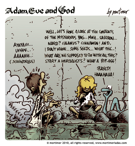 Adam Eve and God 47