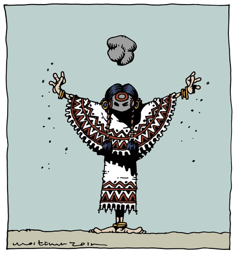 Cartoon: Shaman (medium) by mortimer tagged mortimer,mortimeriadas,cartoon,honkatonka