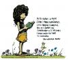 Cartoon: Reading Tagore (small) by mortimer tagged mortimer,mortimeriadas,cartoon,tagore,flowers,flores