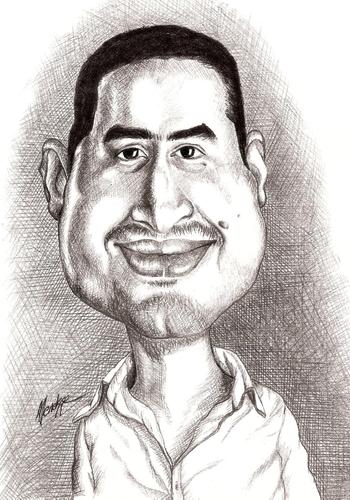 Cartoon: Amir Tagi (medium) by menekse cam tagged amir,tagi,iraq,caricature