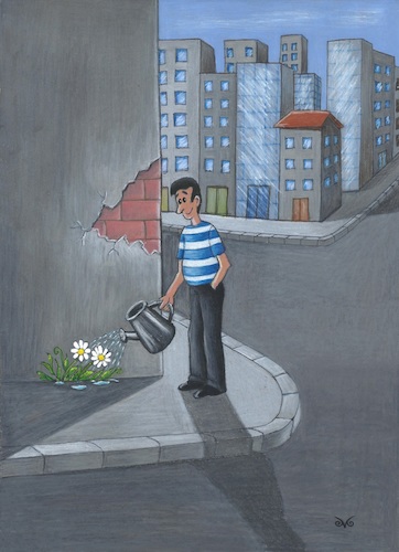 Cartoon: urbanization (medium) by menekse cam tagged urbanization