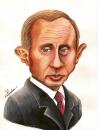 Cartoon: PUTIN (small) by menekse cam tagged vladimir putin portrait