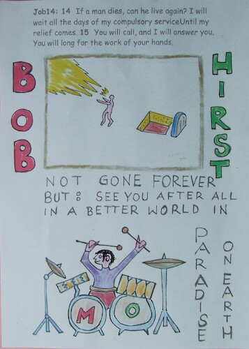 Cartoon: ROB HIRST BEDS ARE BURNING (medium) by skätch-up tagged sad,and,terrible,grief,desperation,but,not,gone,forever,see,you,after,all,in,beter,world,paradise,on,earth,no,more,burning,beds