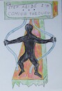 Cartoon: STEP ASIDE  i come in peace (small) by skätch-up tagged intensions,good,qualities,sober,clean,mercyfull,love,respect