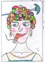 Cartoon: weird woman (small) by skätch-up tagged frau,woman,weird,seltsam,zigarre,cigar