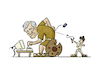 Cartoon: Hacker Orbit (small) by Sven Raschke tagged horst,seehofer,hacker,orbit,hack,hackerangriff,daten
