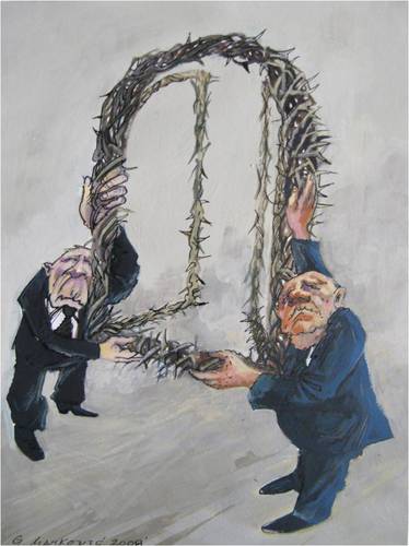 Cartoon: Freedom is not free (medium) by Goran Markovic tagged 103