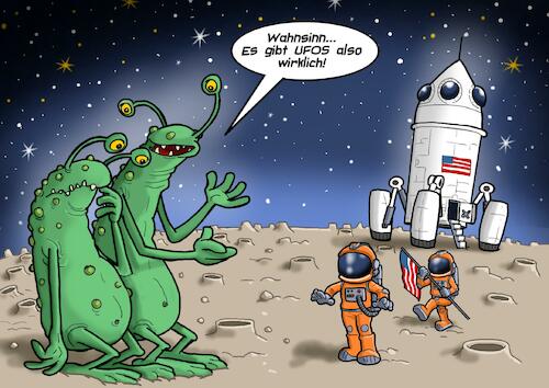 Cartoon: Aliens (medium) by Chris Berger tagged astronauten,aliens,ausserirdische,planeten,raumfahrt,astronauten,aliens,ausserirdische,planeten,raumfahrt