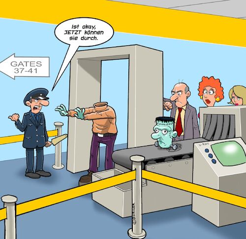 Am Flughafen