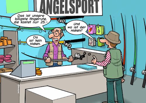Cartoon: Angel Flachwitz (medium) by Chris Berger tagged angler,fischen,haken,fischerei,angler,fischen,haken,fischerei