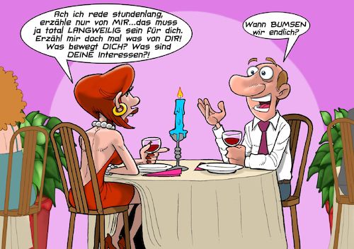 Cartoon: First Date (medium) by Chris Berger tagged amor,valentinstag,first,date,liebe,love,amore,amor,valentinstag,first,date,sex,liebe,love,amore