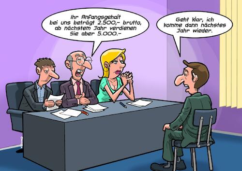 Cartoon: Gehalt (medium) by Joshua Aaron tagged honorar,bewerbung,gehalt,gehaltsvorstellung,chef,mitarbeiter,angestellter,arbeiter,honorar,bewerbung,gehalt,gehaltsvorstellung,chef,mitarbeiter,angestellter,arbeiter