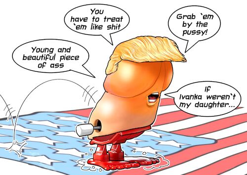 Cartoon: Trump und die Frauen (medium) by Chris Berger tagged donald,trump,pussy,sexismus,feminismus,chauvi,toxisch,donald,trump,pussy,sexismus,feminismus,chauvi,toxisch