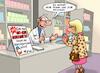 Cartoon: Anti Aging (small) by Joshua Aaron tagged apotheke,wundermittel,anti,aging,alter,gift,strychnin,arsen,vergänglichkeit,schönheit,nahrungsergänzung,sterbehilfe