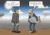 Cartoon: Ausweispflicht (small) by Joshua Aaron tagged zombies,grabstein,ausweis,kontrolle