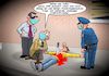 Cartoon: Corona Opfer (small) by Joshua Aaron tagged mundschutz,nasenschutz,covid,corona,hygienemassnahmen,pandemie,mord,polizei,cops