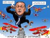 Cartoon: Erdogan King Kong (small) by Chris Berger tagged erdogan,kritiker,regierungsgegner
