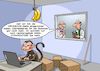 Cartoon: Hatespeech (small) by Joshua Aaron tagged hate,hasskomentare,hatespeech,facebook,nazis,rechtsradikale,hass,netz,internet,versuch,affe