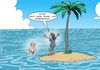 Cartoon: Hygiene geht vor (small) by Joshua Aaron tagged mundschutz,nasenschutz,covid,corona,hygienemassnahmen,pandemie,insel