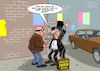 Cartoon: Hypnose (small) by Chris Berger tagged hypnose,überfall,gangster,zauberer,mentalist,gedankenleser