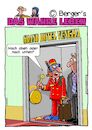 Cartoon: Liftboy Venedig (small) by Chris Berger tagged lift,hotel,venedig,kanal