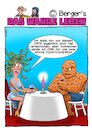 Cartoon: Medusa Date (small) by Chris Berger tagged medusa,ding,thing,fantastische,vier