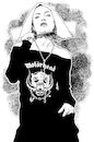 Cartoon: Nonne (small) by Chris Berger tagged sexy,nun,nonne,motörhead,metal