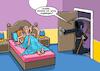 Cartoon: Peinliche Situation (small) by Joshua Aaron tagged tod,sensenmann,gevatter,koitus,paar,schlafzimmer,sex