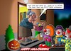 Cartoon: Politclowns (small) by Joshua Aaron tagged halloween,süsses,saures,politiker,clowns
