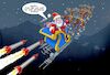 Cartoon: Santa in Russland (small) by Joshua Aaron tagged weihnachten,xmas,santa,russland,ukraine,selensky,putin,krieg